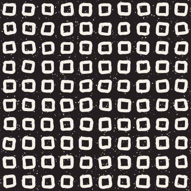 Elle çizilmiş çizgiler seamless grungy modeli. Siyah ve beyaz soyut geometrik Yinelenen doku.