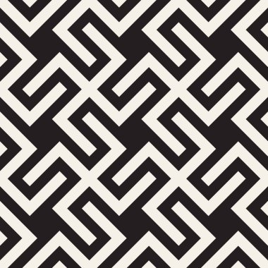 Vektör kusursuz desen. Modern stil soyut doku. Geometrik fayans tekrarlanıyor