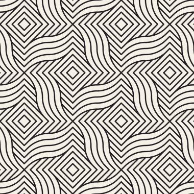 Vektör kusursuz desen. Modern stil soyut doku. Tekrarlanan geometrik fayanslar