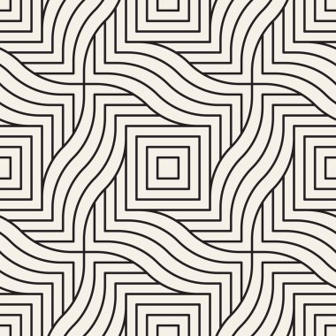 Vektör kusursuz desen. Modern stil soyut doku. Tekrarlanan geometrik fayanslar