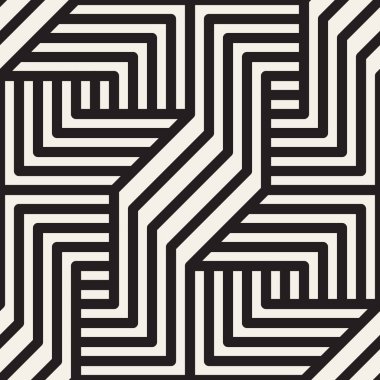 Vektör kusursuz desen. Modern stil soyut doku. Tekrarlanan geometrik fayanslar