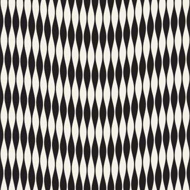 Sorunsuz dalgalanma desen. Yinelenen vektör doku. Dalgalı grafik arka plan. Basit çizgiler