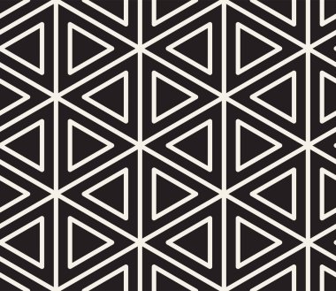 Vektör kusursuz desen. Modern stil soyut doku. Çizgili elementten geometrik fayanslar tekrarlanıyor