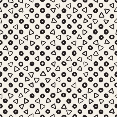 Elle çizilmiş siyah beyaz mürekkep soyut, pürüzsüz desen. Vektör stili grunge dokusu. Tek renkli geometrik dağınık şekiller boya fırça çizgileri
