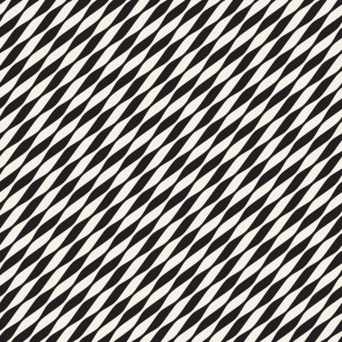 Sorunsuz dalgalanma desen. Yinelenen vektör doku. Dalgalı grafik arka plan. Basit dalga çizgili