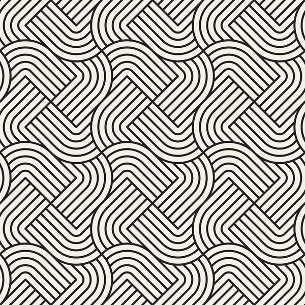 Vektör kusursuz desen. Modern stil soyut doku. Çizgili elementten geometrik fayanslar tekrarlanıyor