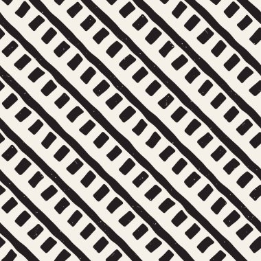 Elle çizilmiş sorunsuz yinelenen desen fayans hatları ile. Freehand mürekkep fırçası arka plan dokusu.