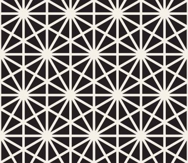 Vektör kusursuz desen. Modern stil soyut doku. Çizgili elementten geometrik fayanslar tekrarlanıyor