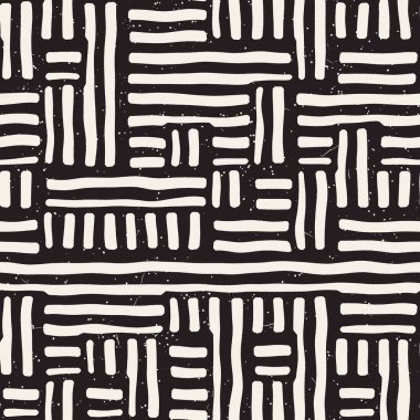 Elle çizilmiş sorunsuz yinelenen desen fayans hatları ile. Grungy freehand arka plan dokusu.