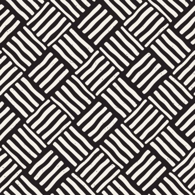 Elle çizilmiş sorunsuz yinelenen desen fayans hatları ile. Grungy freehand arka plan dokusu.