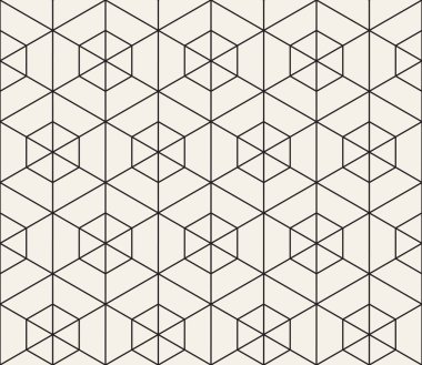 Vektör kusursuz desen. Modern stil soyut doku. Tekrarlanan geometrik fayanslar 