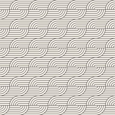 Vektör kusursuz desen. Modern stil soyut doku. Tekrarlanan geometrik fayanslar