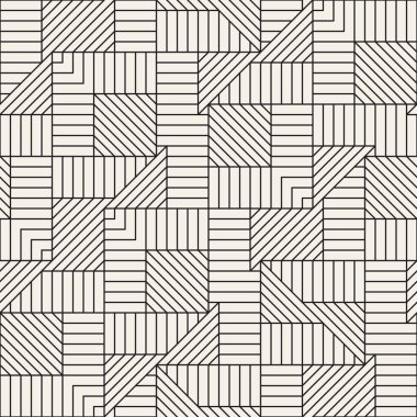 Vektör kusursuz desen. Modern stil soyut doku. Tekrarlanan geometrik fayanslar