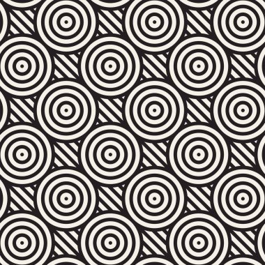 Vektör kusursuz desen. Modern stil soyut doku. Tekrarlanan geometrik fayanslar