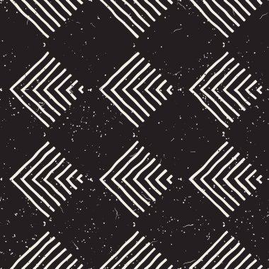 Elle çizilmiş sorunsuz yinelenen desen denetleyicisi ile döşeme hatları. Freehand mürekkep fırçası arka plan dokusu.