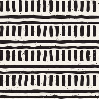 Elle çizilmiş sorunsuz yinelenen desen fayans hatları ile. Freehand mürekkep fırçası arka plan dokusu.