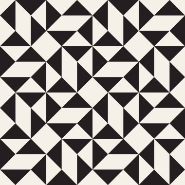 Vektör kusursuz desen. Modern stil soyut doku. Çizgili elementten geometrik fayanslar tekrarlanıyor