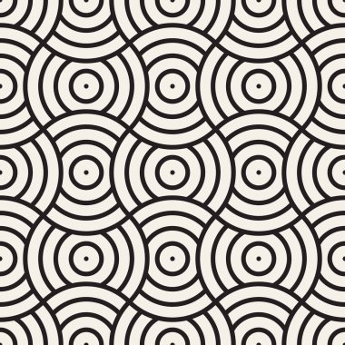 Vektör kusursuz desen. Modern stil soyut doku. Çizgili elementten geometrik fayanslar tekrarlanıyor