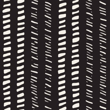 Basit mürekkep geometrik desen. Tek renkli siyah ve beyaz konturlar arka plan. Senin tasarı için doku fırça mürekkep el çekilmiş