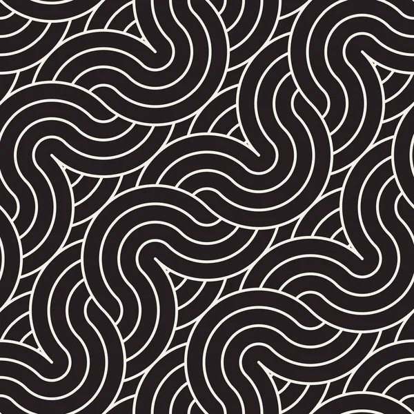 Vektör kusursuz desen. Modern stil soyut doku. Çizgili elementten geometrik fayanslar tekrarlanıyor