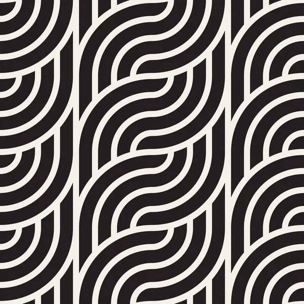 Vektör kusursuz desen. Modern stil soyut doku. Çizgili elementten geometrik fayanslar tekrarlanıyor