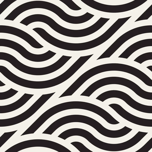 Vektör kusursuz desen. Modern stil soyut doku. Çizgili elementten geometrik fayanslar tekrarlanıyor