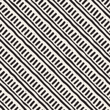 Elle çizilmiş sorunsuz yinelenen desen fayans hatları ile. Freehand mürekkep fırçası arka plan dokusu.