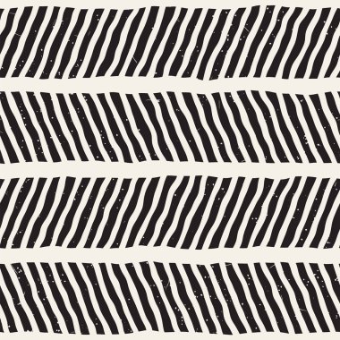 Basit mürekkep geometrik desen. Tek renkli siyah ve beyaz konturlar arka plan. Senin tasarı için doku fırça mürekkep el çekilmiş