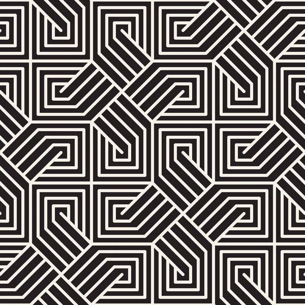 Vektör kusursuz desen. Modern stil soyut doku. Çizgili elementten geometrik fayanslar tekrarlanıyor