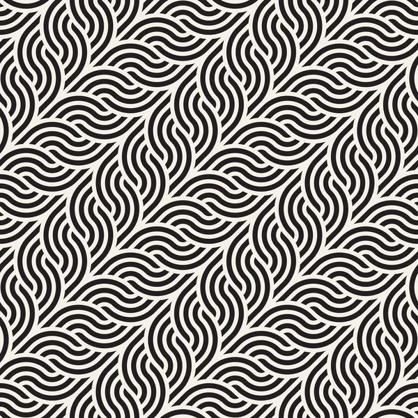 Vektör kusursuz desen. Modern stil soyut doku. Çizgili elementten geometrik fayanslar tekrarlanıyor
