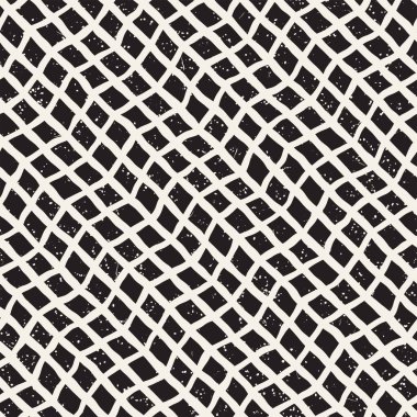 Basit mürekkep geometrik desen. Tek renkli siyah ve beyaz konturlar arka plan. Senin tasarı için doku fırça mürekkep el çekilmiş