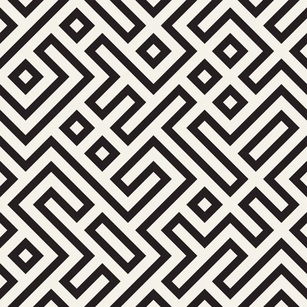 Şık çizgiler kafes. Etnik tek renkli doku. Geometrik arka plan tasarlamak. Vektör seamless modeli.