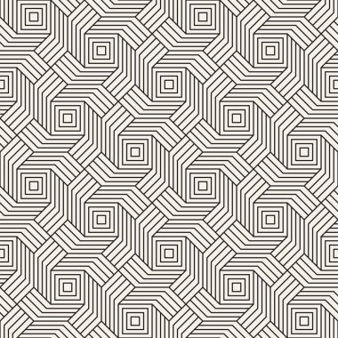 Vektör kusursuz desen. Modern stil soyut doku. Geometrik fayans tekrarlanıyor