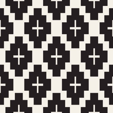 Kusursuz yüzey geometrik tasarımı. Tekrarlanan fayans süsleme arka planı. Vektör şekilleri deseni