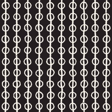 Elle çizilmiş çizgiler seamless grungy modeli. Siyah ve beyaz soyut geometrik Yinelenen doku.