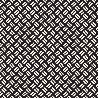 Elle çizilmiş stil seamless modeli. Grungy geometrik şekiller arka plan siyah ve beyaz.