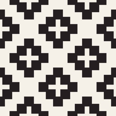 Kusursuz yüzey geometrik tasarımı. Tekrarlanan fayans süsleme arka planı. Vektör şekilleri deseni