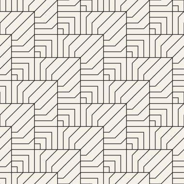 Vektör kusursuz desen. Modern stil soyut doku. Geometrik fayans tekrarlanıyor