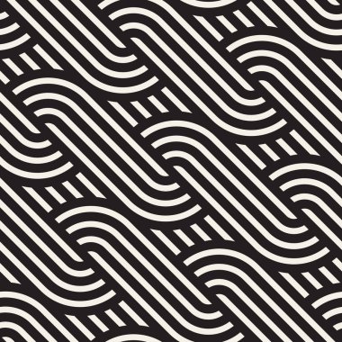 Vektör kusursuz desen. Modern stil soyut doku. Geometrik fayans tekrarlanıyor