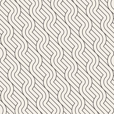 Vektör kusursuz desen. Modern stil soyut doku. Geometrik fayans tekrarlanıyor