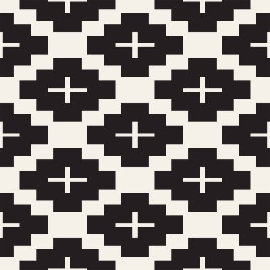 Kusursuz yüzey geometrik tasarımı. Tekrarlanan fayans süsleme arka planı. Vektör şekilleri deseni