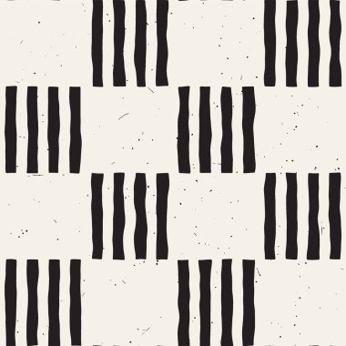 Elle çizilmiş sorunsuz yinelenen desen denetleyicisi ile döşeme hatları. Grungy freehand arka plan dokusu.