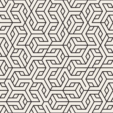 Vektör kusursuz desen. Modern stil soyut doku. Geometrik fayans tekrarlanıyor