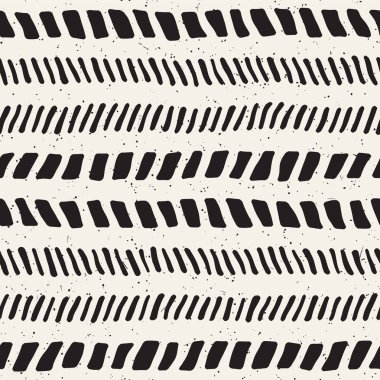 Basit mürekkep geometrik desen. Tek renkli siyah ve beyaz konturlar arka plan. Tasarımınız için çizilen mürekkep doku el