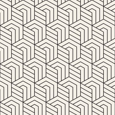 Vektör seamless modeli. Modern şık soyut doku. Fayans yinelenen