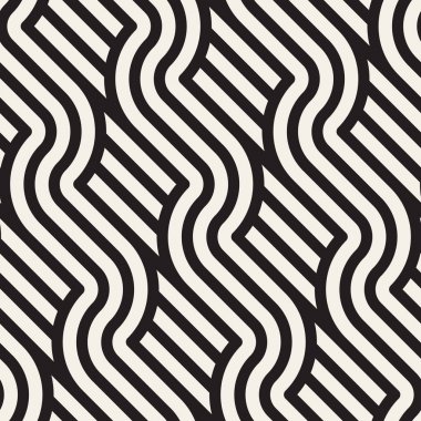 Vektör kusursuz desen. Modern stil soyut doku. Geometrik fayans tekrarlanıyor