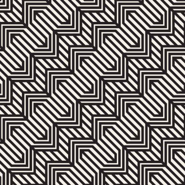 Vektör kusursuz desen. Modern stil soyut doku. Geometrik fayans tekrarlanıyor