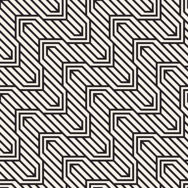 Vektör kusursuz desen. Modern stil soyut doku. Geometrik fayans tekrarlanıyor