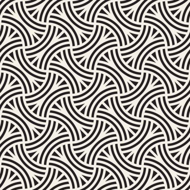 Vektör kusursuz desen. Modern stil soyut doku. Geometrik fayans tekrarlanıyor