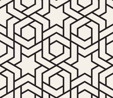 Vektör kusursuz desen. Modern stil soyut doku. Tekrarlanan geometrik fayanslar 